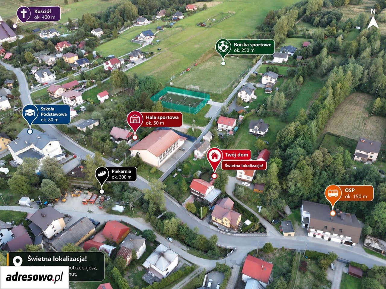 dom wolnostojący, 4 pokoje Pewel Ślemieńska, ul. Krakowska. Zdjęcie 20
