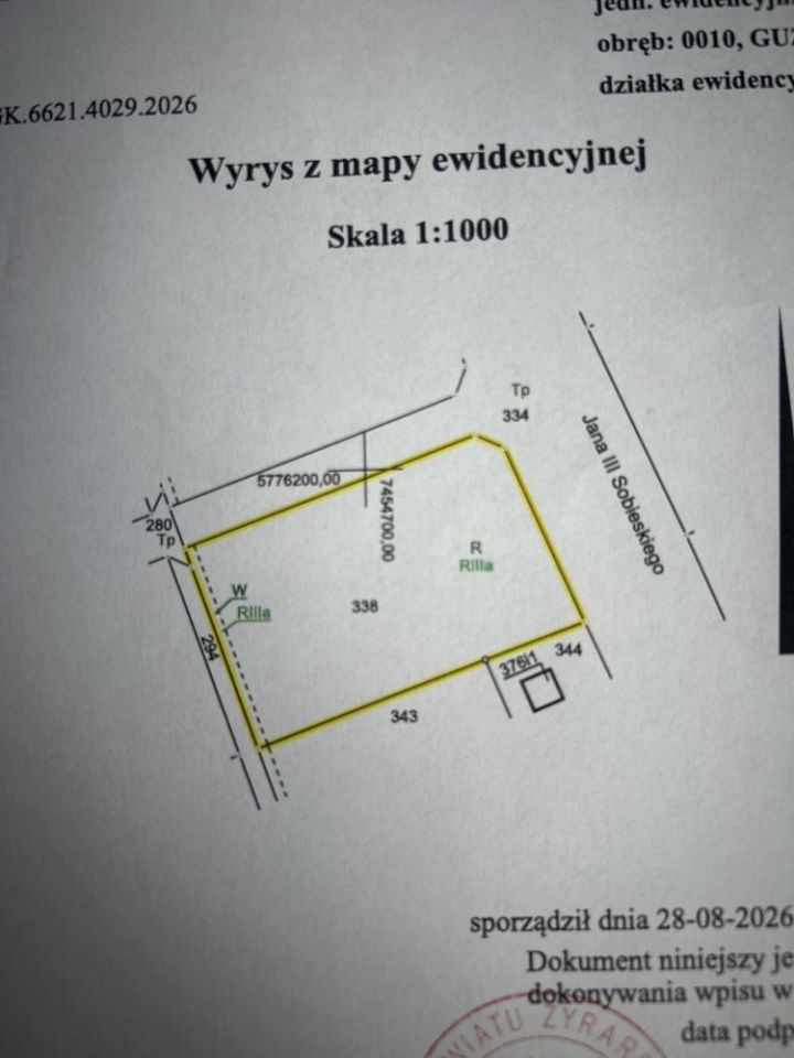 Działka budowlana Guzów. Zdjęcie 1