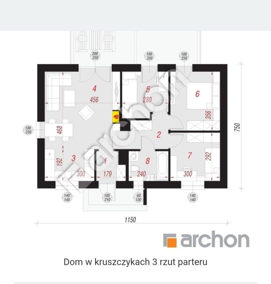 dom wolnostojący Paterek. Zdjęcie 7