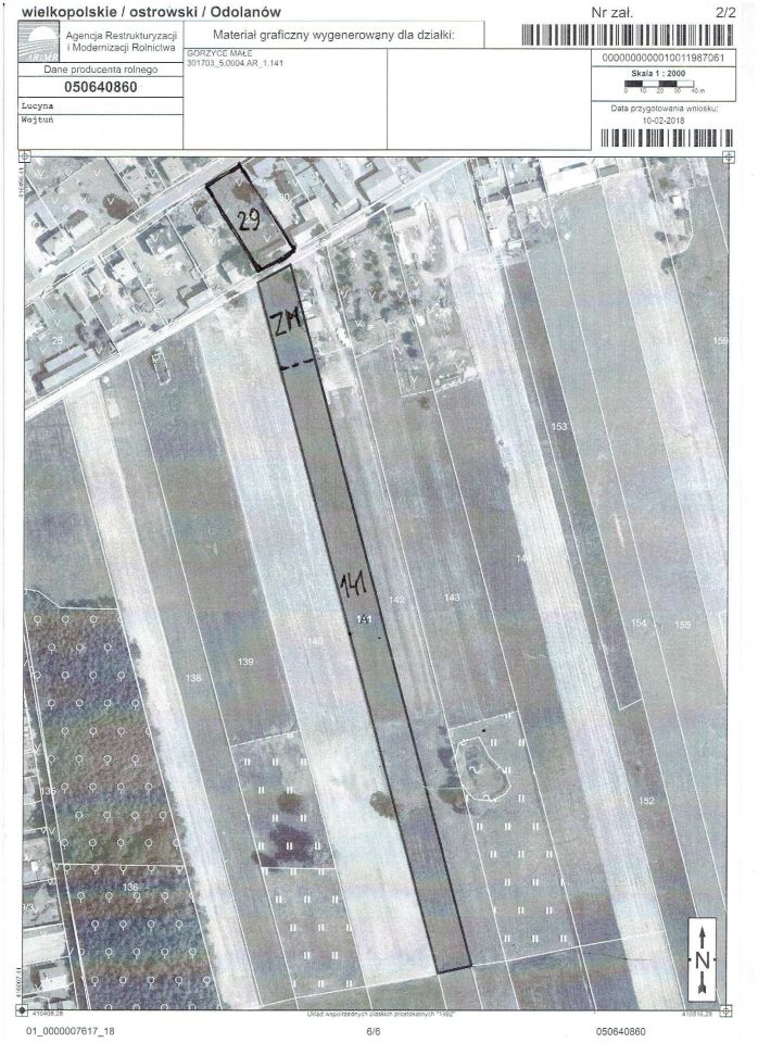 Działka budowlana Gorzyce Małe