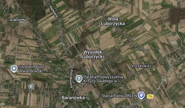 Działka budowlana Wysiołek Luborzycki