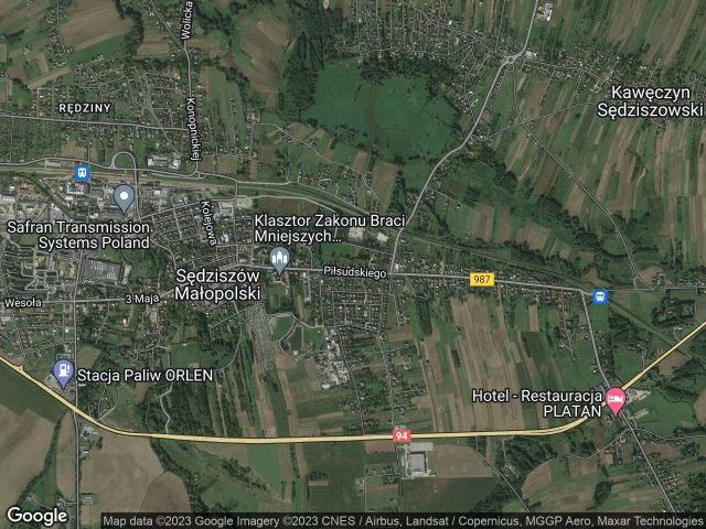 Działka budowlana Sędziszów Małopolski, ul. Piłsudskiego. Zdjęcie 1