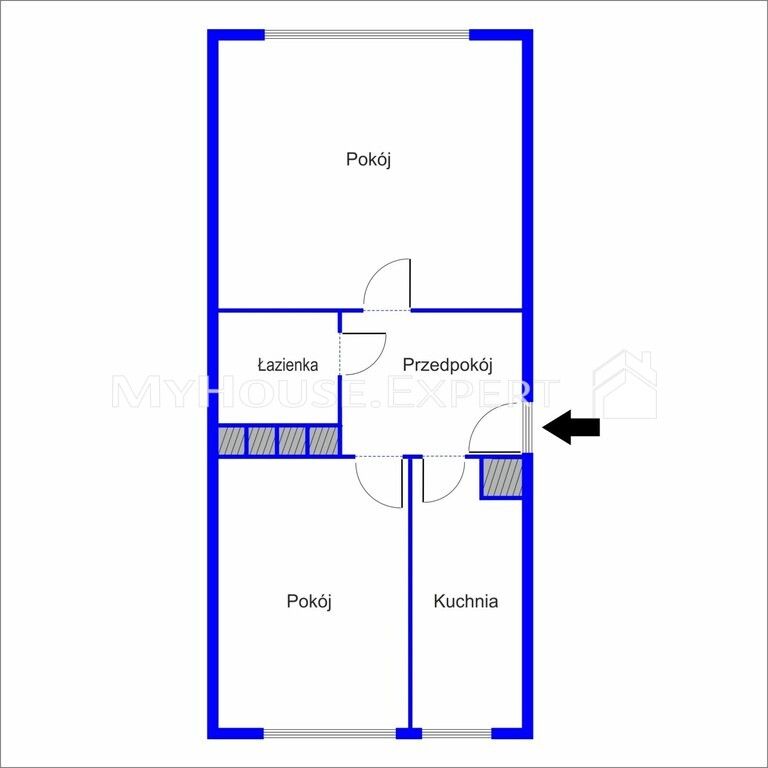 Mieszkanie 2-pokojowe Gorzów Wielkopolski, ul. Karola Marcinkowskiego. Zdjęcie 16