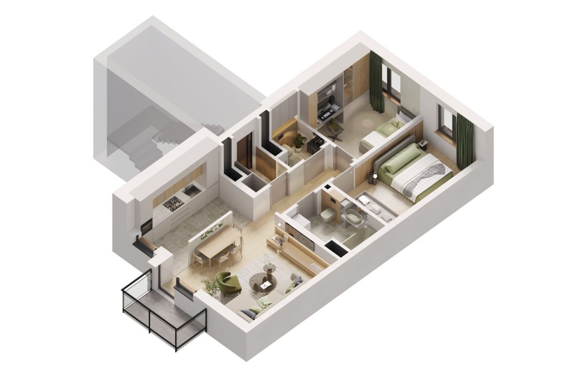 Mieszkanie 3-pokojowe Warszawa Białołęka, ul. Konik Polny