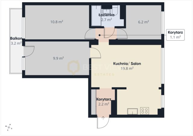 Mieszkanie 4-pokojowe Warszawa Targówek, ul. Toruńska. Zdjęcie 16