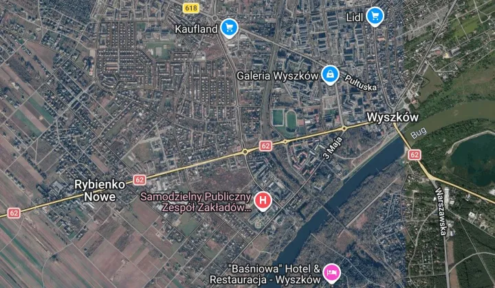 Mieszkanie 3-pokojowe Wyszków, ul. Zakolejowa
