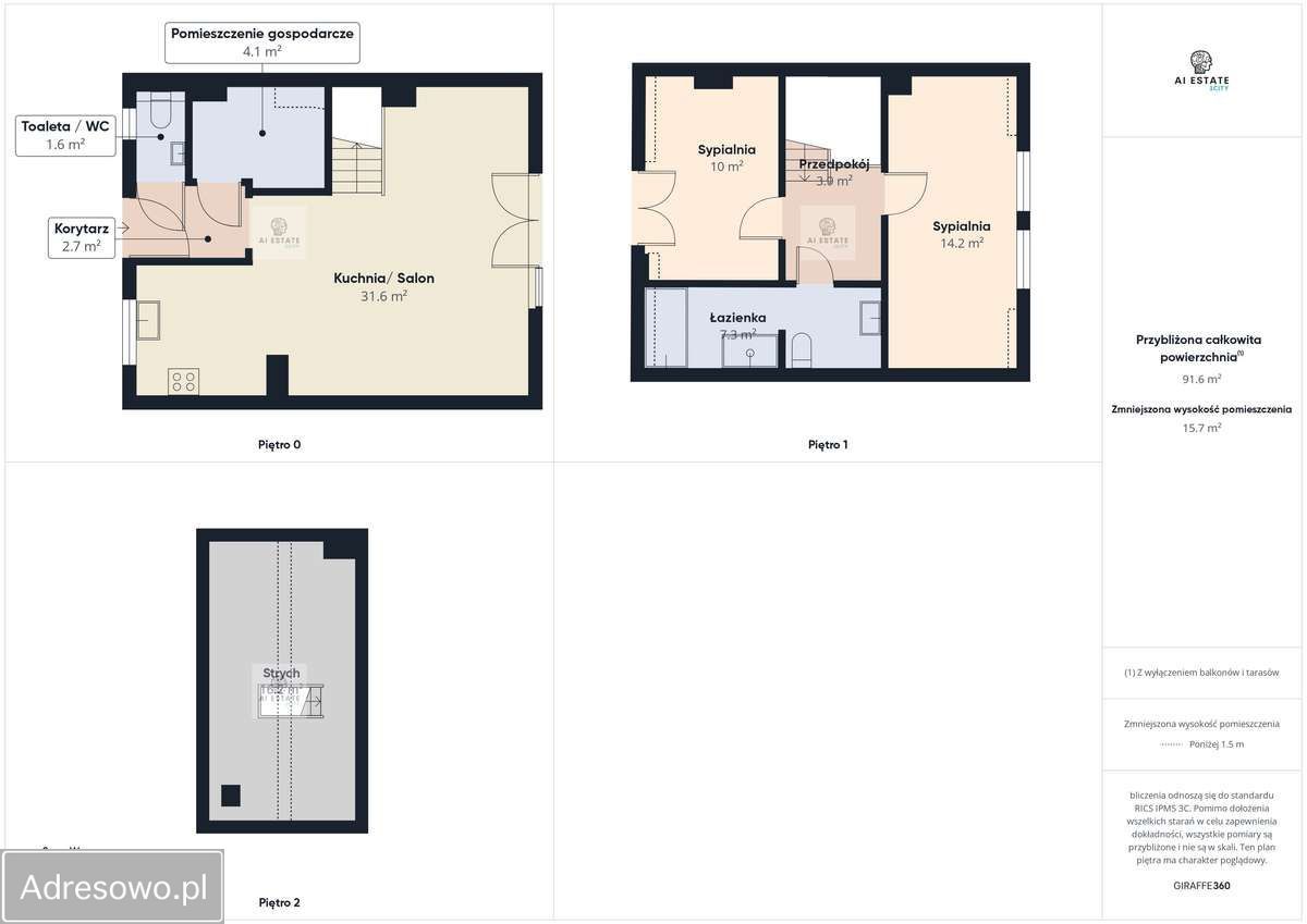 bliźniak, 3 pokoje Banino, ul. Bajeczna