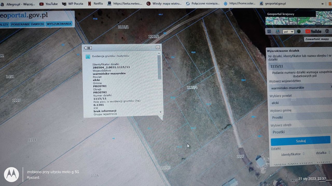 Działka budowlana Prostki Bogusze, ul. Rypałki. Zdjęcie 4