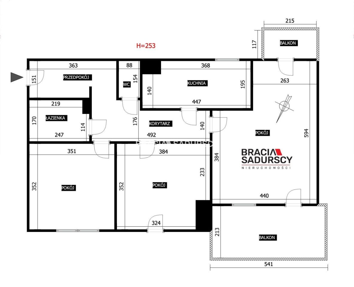 Mieszkanie 3-pokojowe Kraków Dębniki, ul. Pychowicka. Zdjęcie 23
