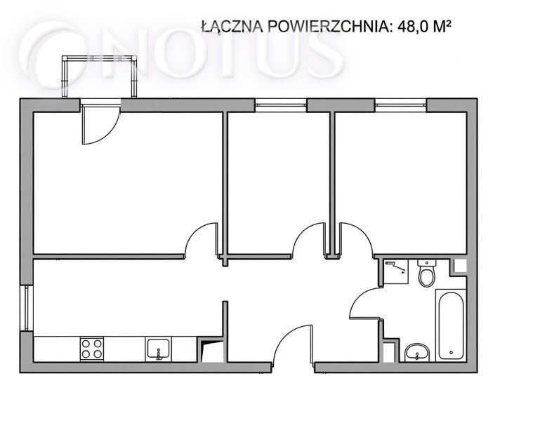 Mieszkanie 3-pokojowe Warszawa Mokotów, ul. Bełdan. Zdjęcie 11