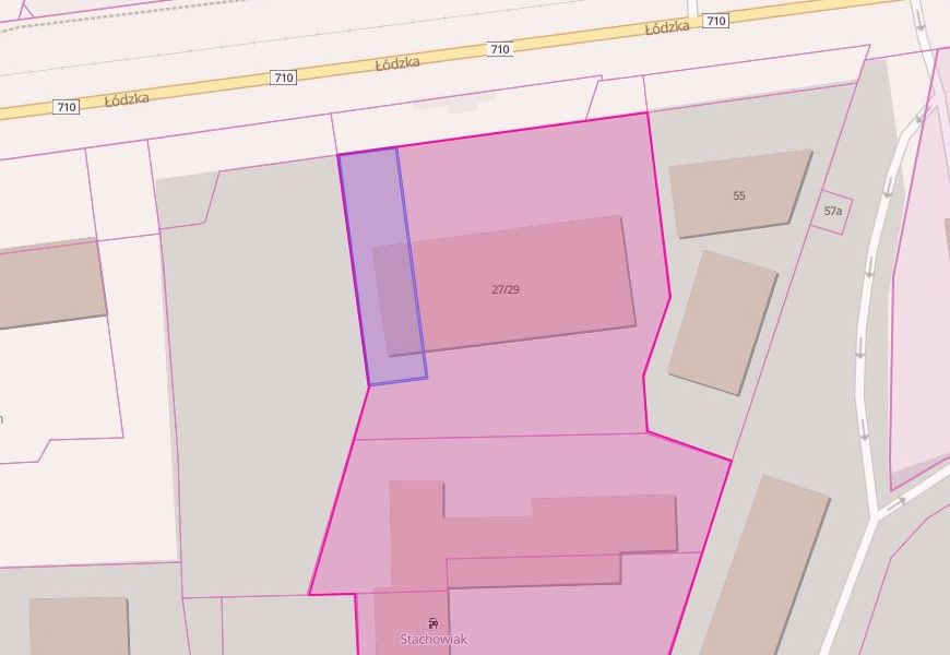 Działka inwestycyjna Konstantynów Łódzki, ul. Łódzka. Zdjęcie 3