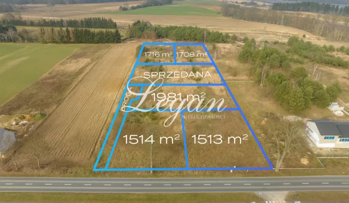 Działka budowlana Santocko