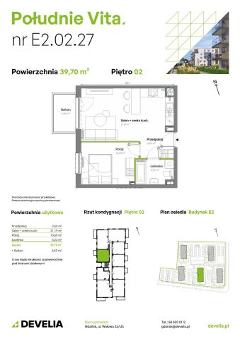Mieszkanie 2-pokojowe Gdańsk Orunia Górna, ul. Kazimierza Wielkiego. Zdjęcie 7