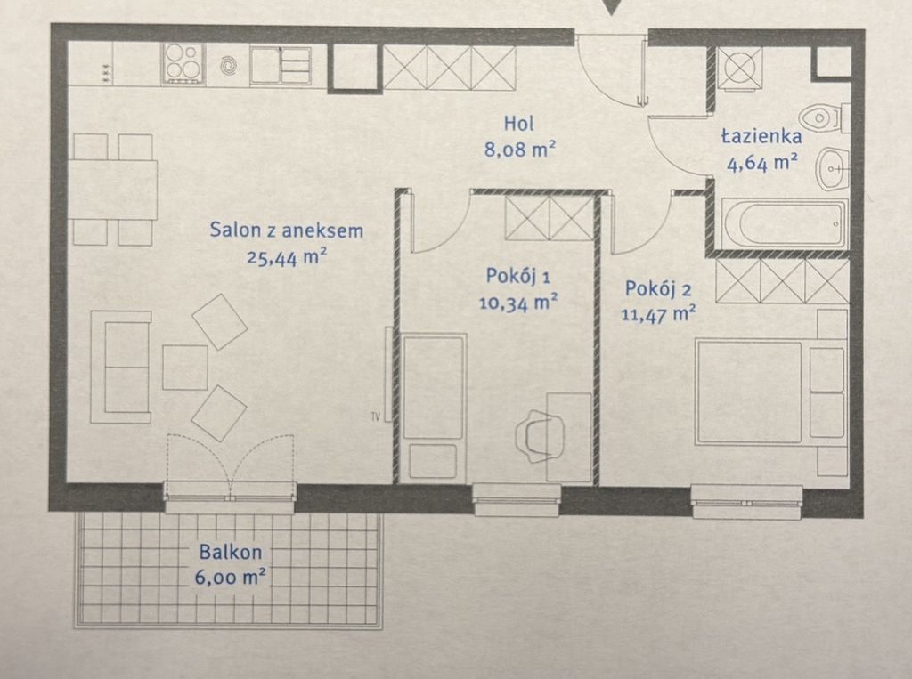 Mieszkanie 3-pokojowe Łódź, ul. Senatorska. Zdjęcie 10