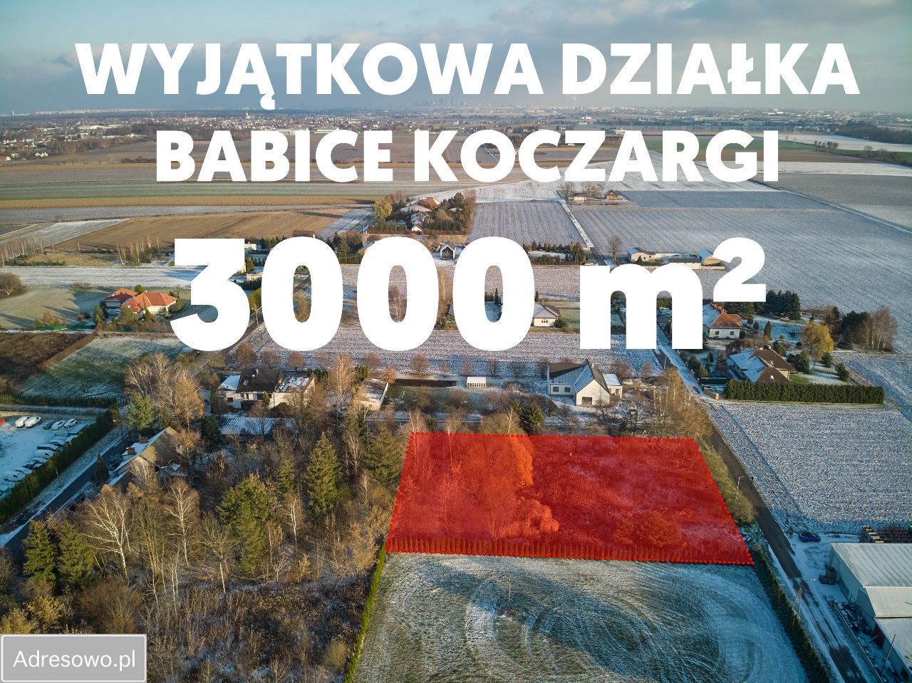 Działka budowlana Koczargi Nowe, ul. Różana
