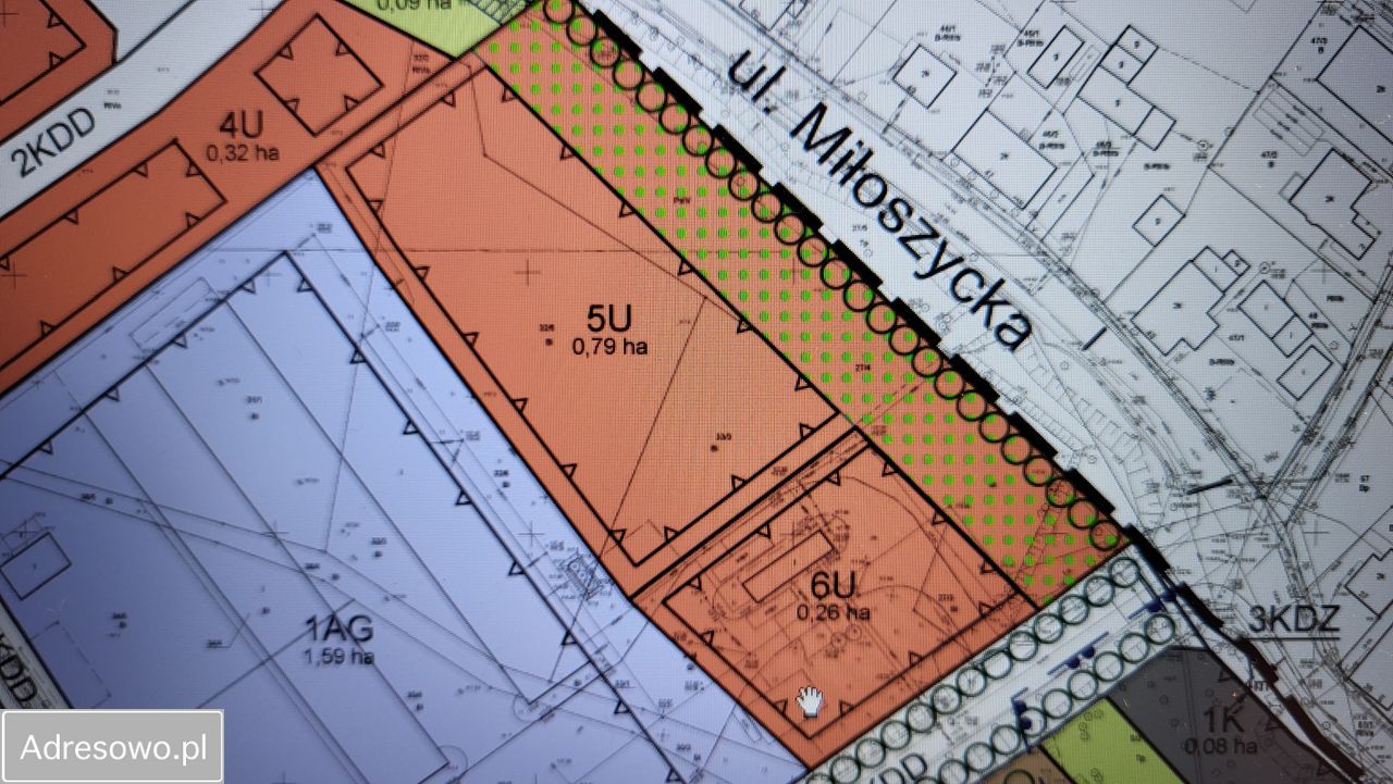 Działka inwestycyjna Wrocław Swojczyce, ul. Miłoszycka. Zdjęcie 2