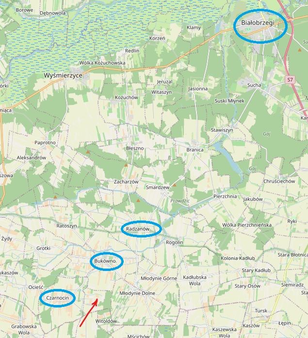 Działka rolna Bukówno Śliwiny. Zdjęcie 3