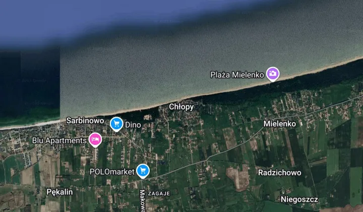 Działka budowlana Chłopy, ul. Wichrowa