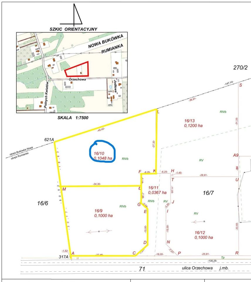 Działka budowlana Rumianka. Zdjęcie 3