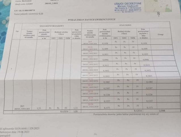 Działka budowlana Lejdy. Zdjęcie 1