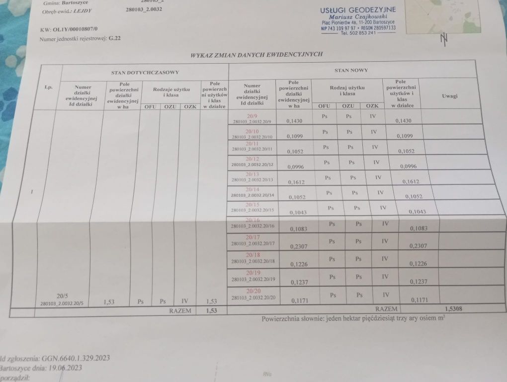 Działka budowlana Lejdy. Zdjęcie 1