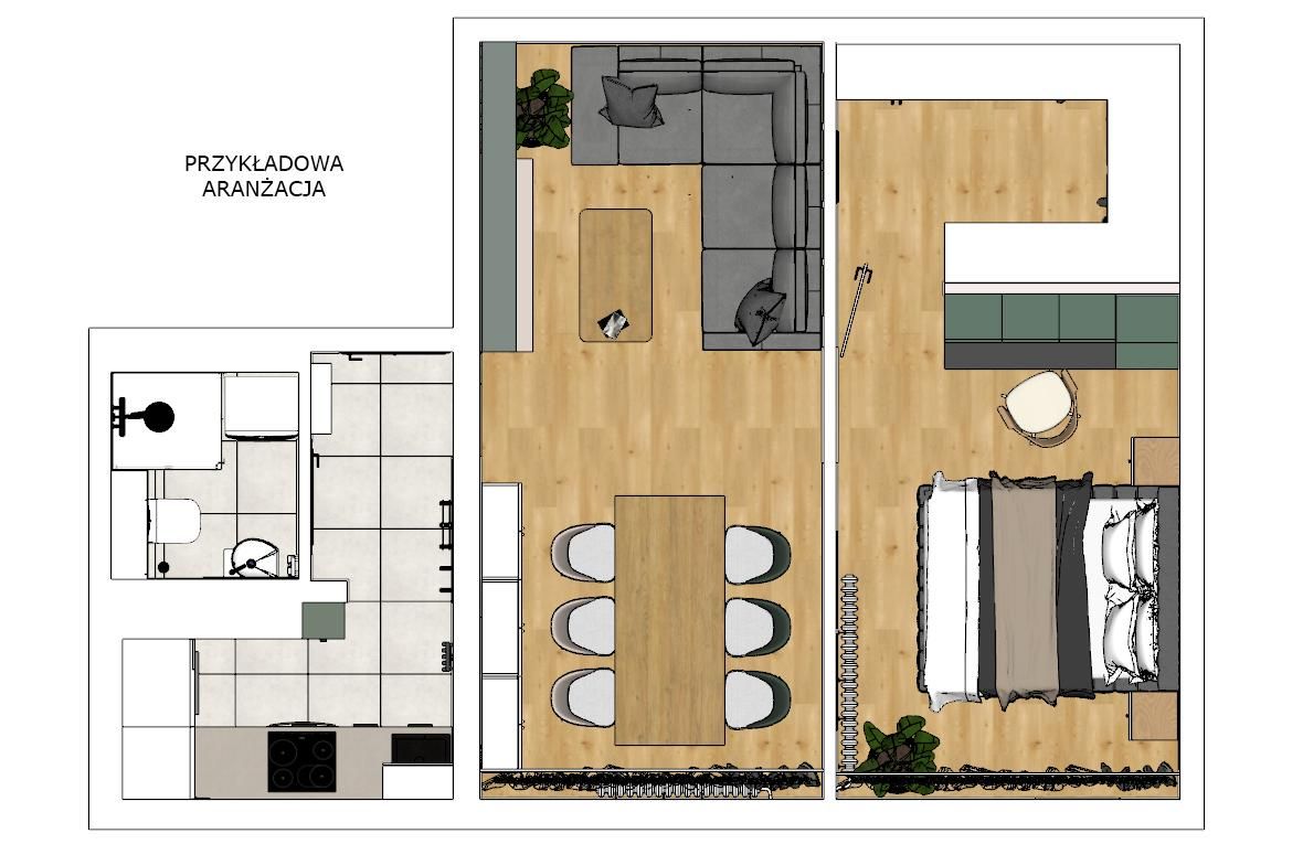 Mieszkanie 2-pokojowe Rydułtowy, ul. Krzyżkowicka. Zdjęcie 18