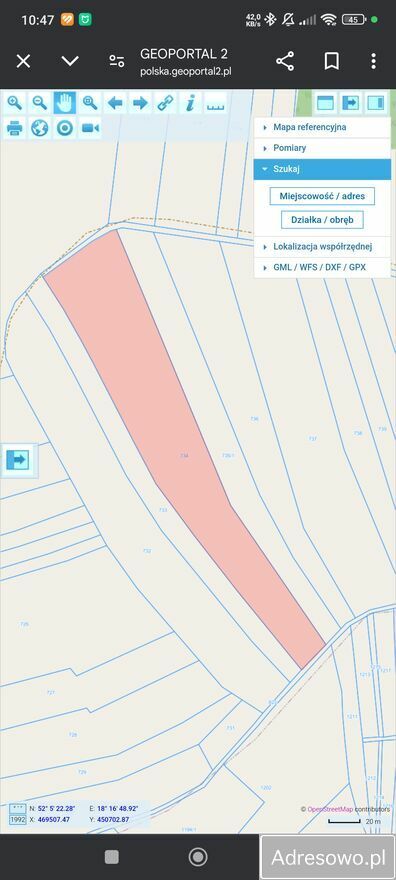 Działka rolna Krępa. Zdjęcie 4