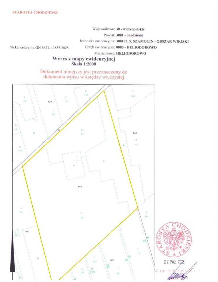 Działka rolna Heliodorowo. Zdjęcie 2