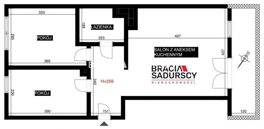 Mieszkanie 3-pokojowe Kraków Swoszowice, ul. Macieja Dębskiego. Zdjęcie 22