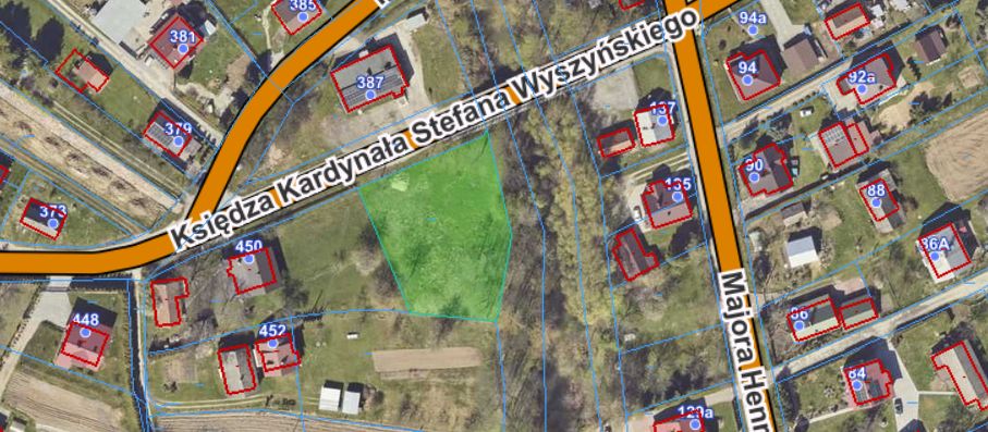 Działka rolno-budowlana Ropczyce Witkowice, ul. ks. kard. Stefana Wyszyńskiego. Zdjęcie 2