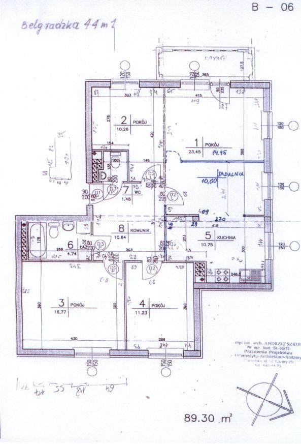 Mieszkanie 4-pokojowe Warszawa Natolin, ul. Belgradzka. Zdjęcie 12