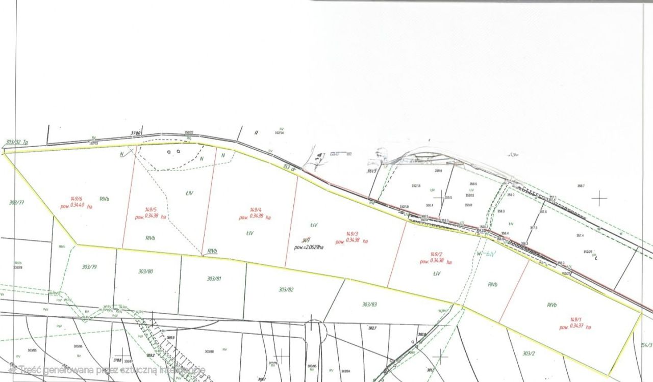 Działka budowlana Długopole Dolne. Zdjęcie 2