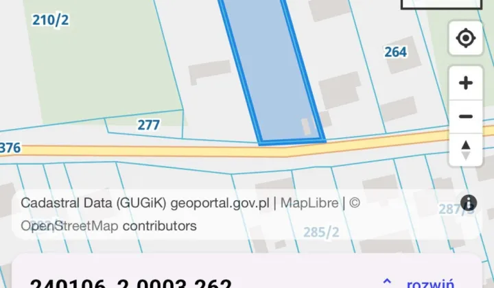 Działka budowlana Goląsza Dolna