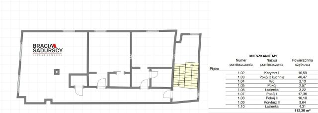 Mieszkanie 3-pokojowe Żywiec, rynek Rynek. Zdjęcie 17