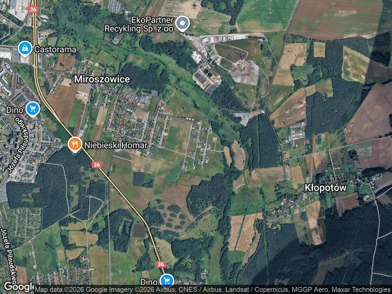 Działka budowlana Miroszowice, ul. Fiołkowa