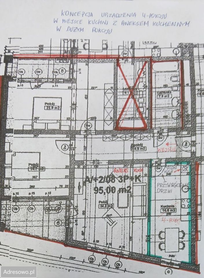 Mieszkanie 3-pokojowe Koszalin, ul. Jana z Kolna. Zdjęcie 13