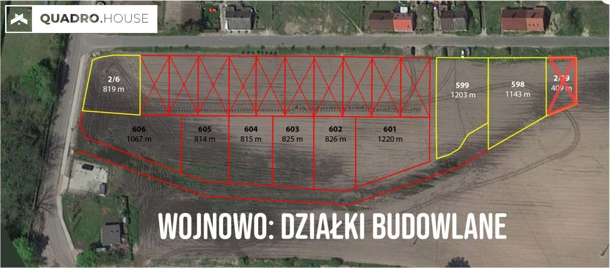 Działka rolno-budowlana Wojnowo