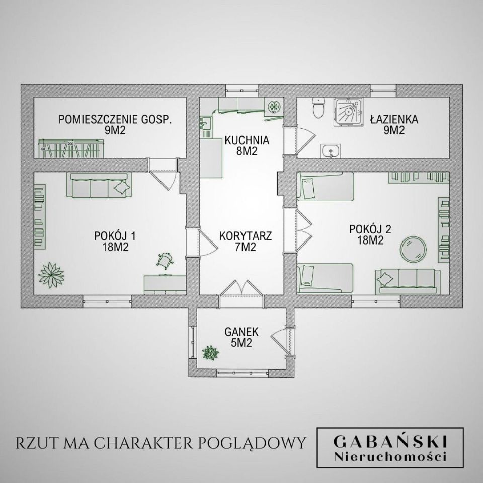 dom wolnostojący, 3 pokoje Podlesie. Zdjęcie 16