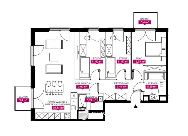 Mieszkanie 4-pokojowe Łódź Górna, ul. Milionowa. Zdjęcie 17