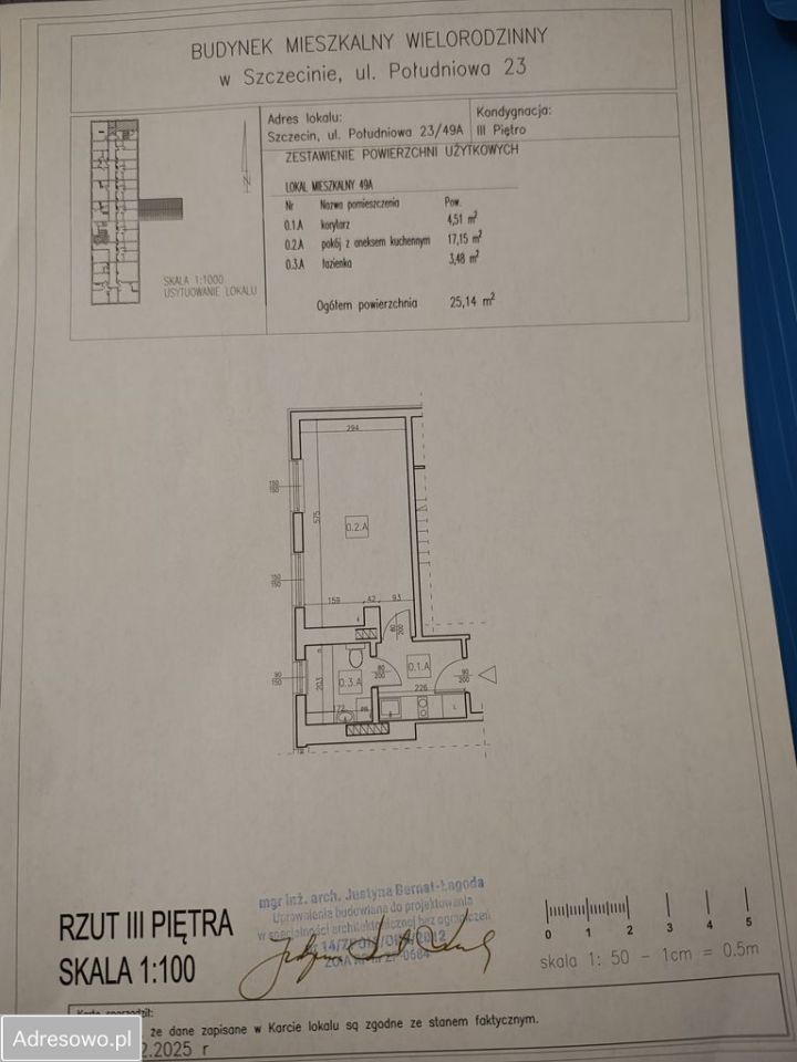 Mieszkanie 1-pokojowe Szczecin Gumieńce, ul. Południowa. Zdjęcie 2