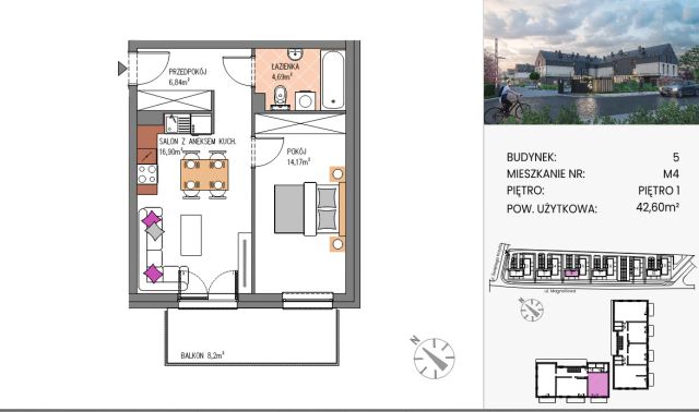 Mieszkanie 2-pokojowe Siechnice. Zdjęcie 19