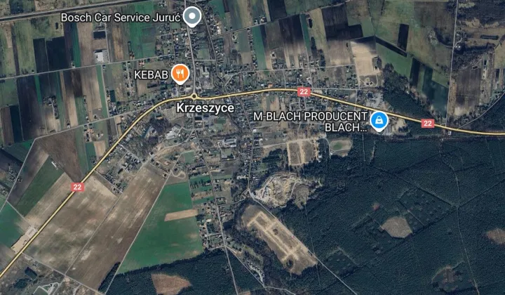 Działka inna Krzeszyce, ul. Wojska Polskiego