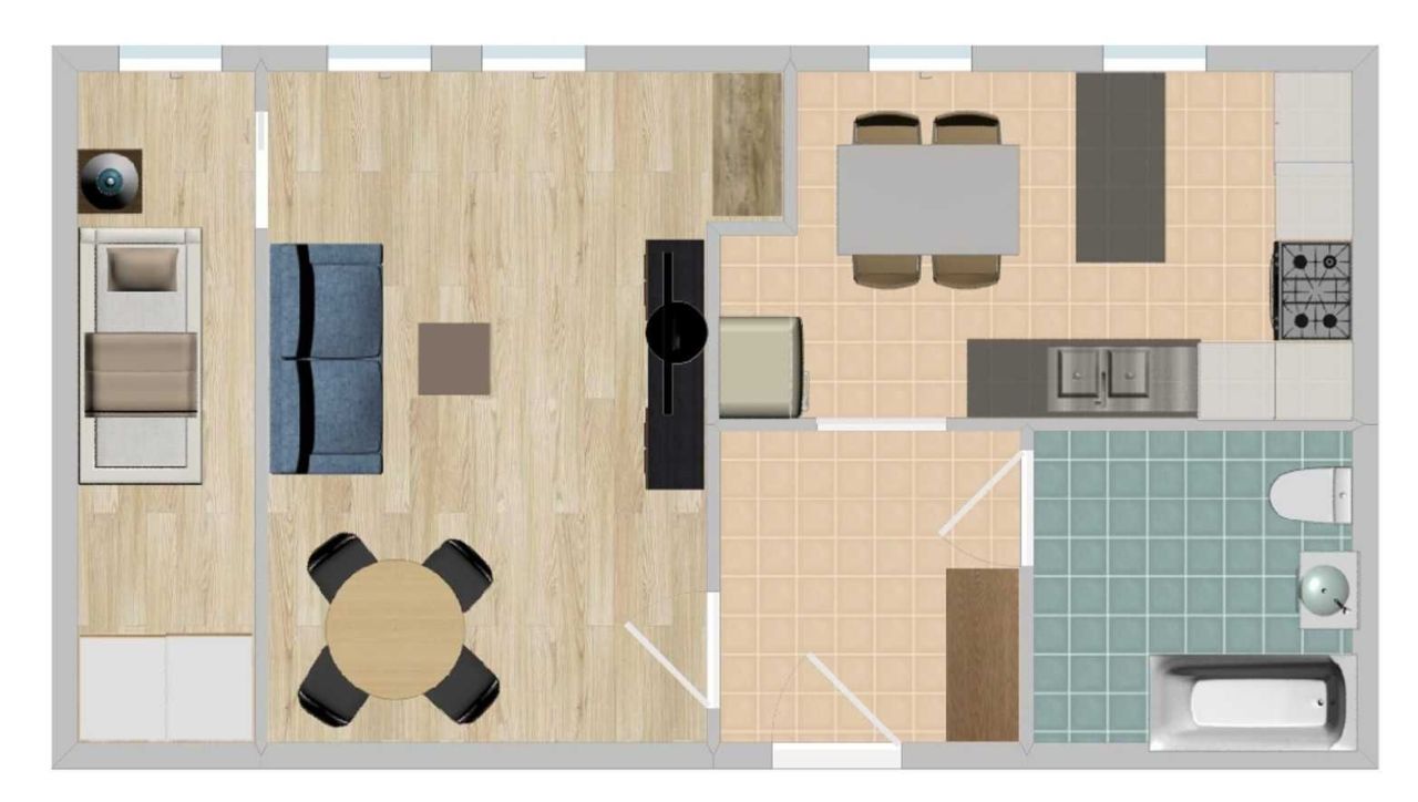 Mieszkanie 1-pokojowe Kłecko, ul. Słoneczna. Zdjęcie 6