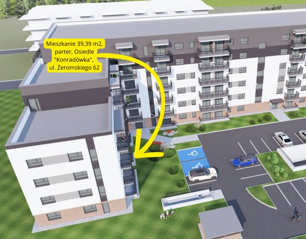 Mieszkanie 2-pokojowe Biała Podlaska, ul. Stefana Żeromskiego. Zdjęcie 1
