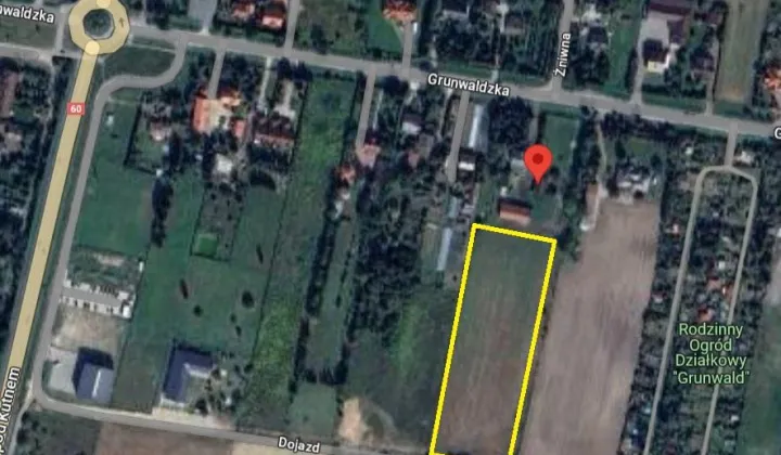 Działka budowlana Kutno Stara Wieś, ul. Grunwaldzka