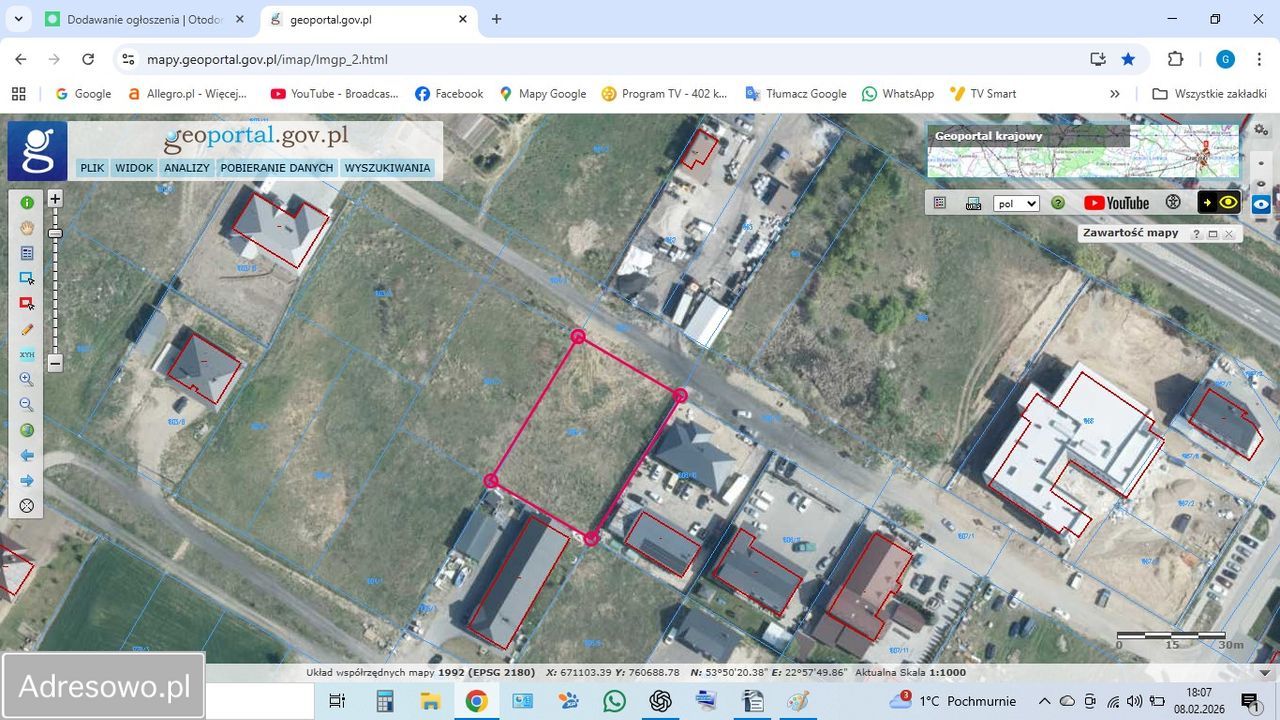 Działka budowlana Augustów, ul. Włościańska. Zdjęcie 1