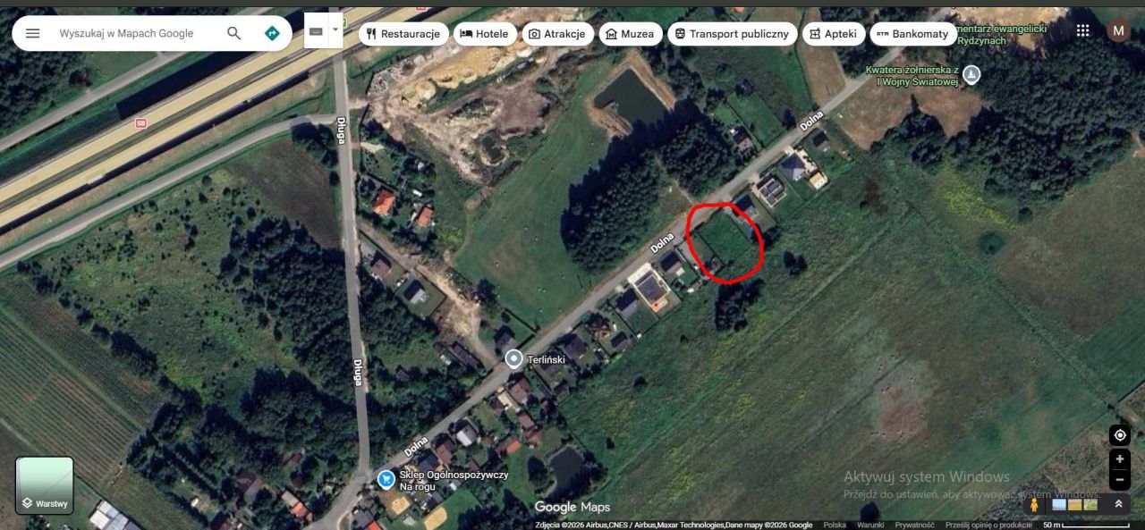 Działka budowlana Rydzyny. Zdjęcie 2