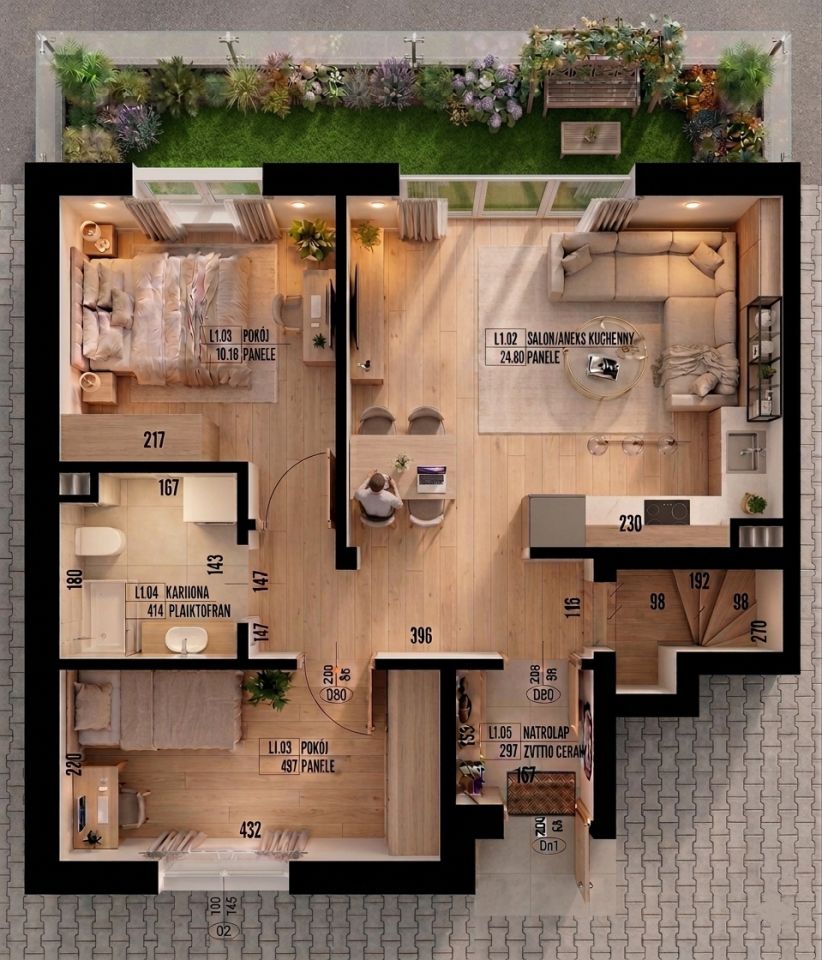 Mieszkanie 3-pokojowe Wołomin Lipiny B, ul. Sikorskiego. Zdjęcie 10