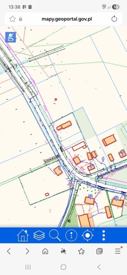 Działka budowlana Cienia