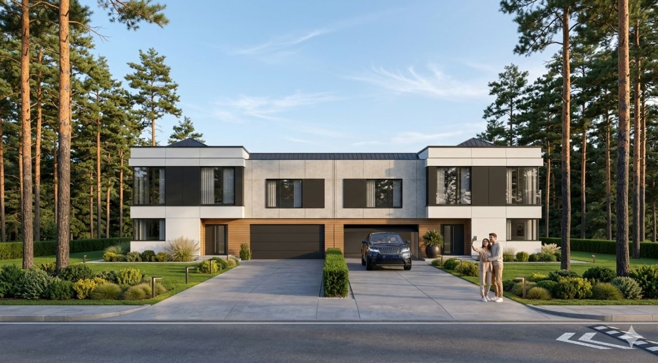 bliźniak, 6 pokoi Dziekanów Polski, ul. Odysei. Zdjęcie 1